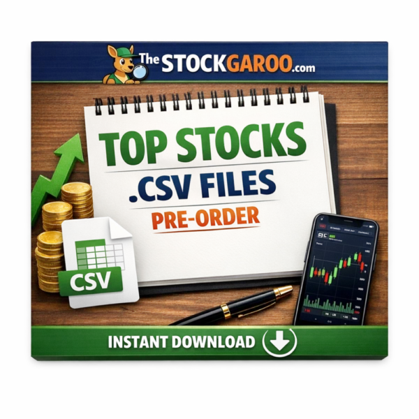 Pre-order Top Stocks .csv files
